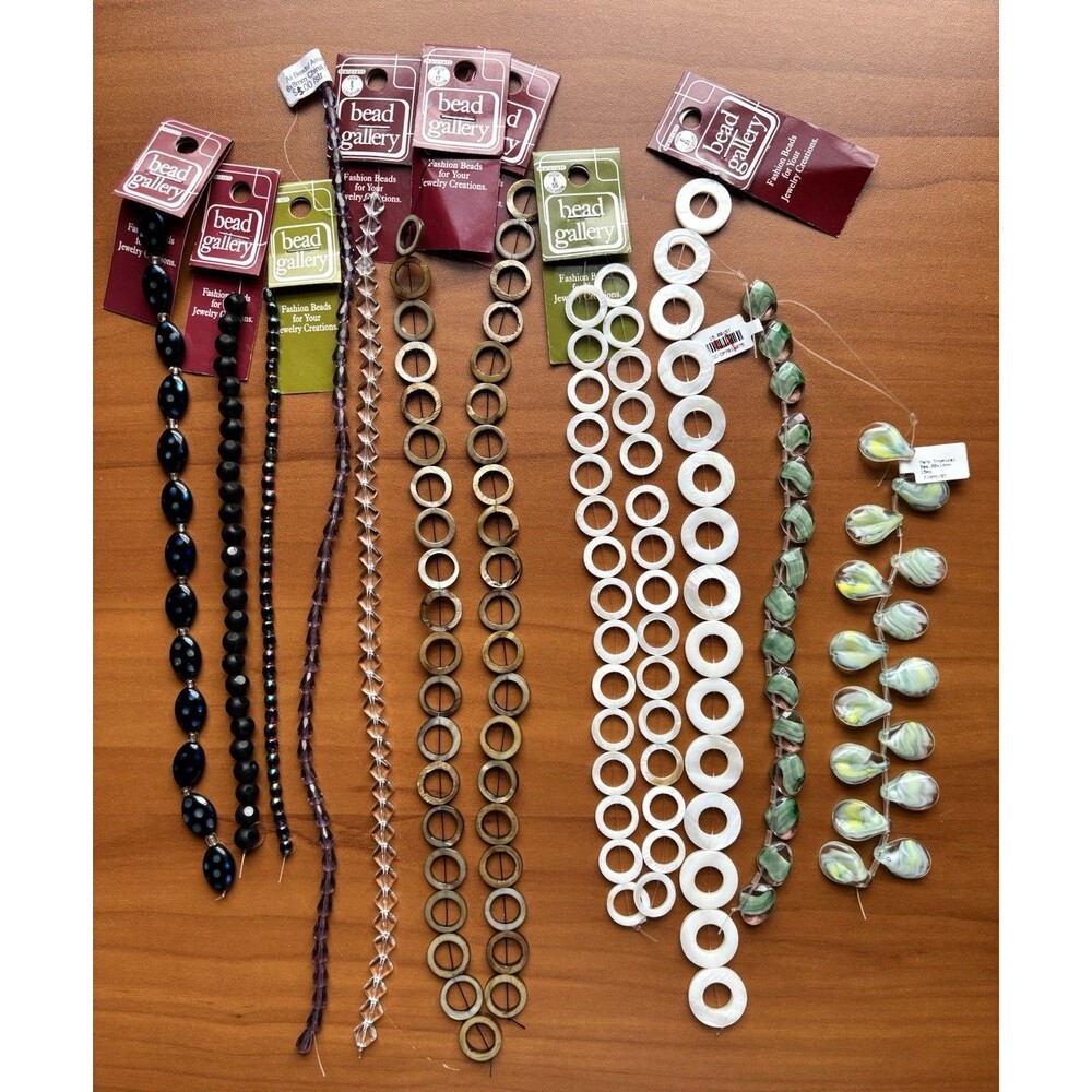 NEW Lot of 11 Strands Beads Jewelry Making Supplies Bead Gallery